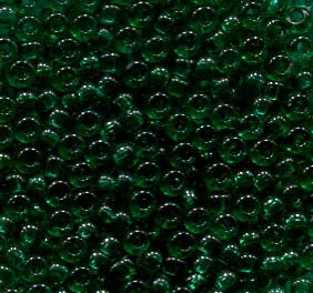 11/0 Roc. Transparent Dark Green 147