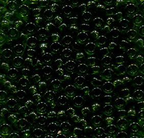 11/0 Roc. Transparent Green 158