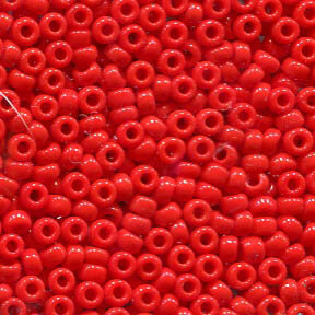 11/0 Roc. Opak Light Red 407