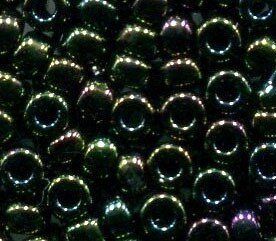11/0 Roc. Metallic Green Iris  453