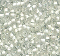 11/0 Roc. Semi Matt Whitelined Crystal 1920