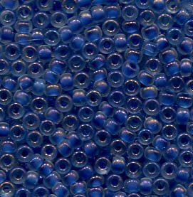 11/0 Roc. Semi Matt Bluelined Crystal Luster 1928