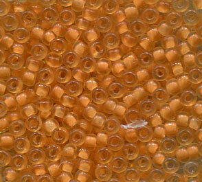 11/0 Roc. Semi Matt Peachlined Light Amber 1937