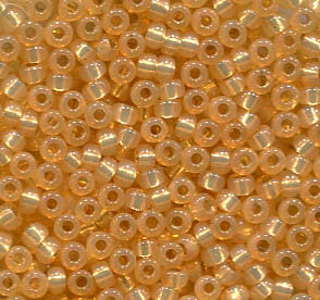 11/0 Roc. Silverlined Matt Light Yellow-Orange 552