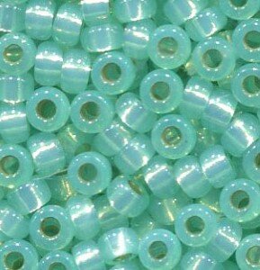 11/0 Roc. Silverlined Matt Mint Green 571