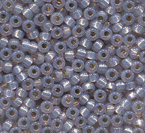 11/0 Roc. Silverlined Matt Blue Grey 576