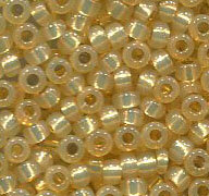 11/0 Roc. Silverlined Matt Light Amber 578