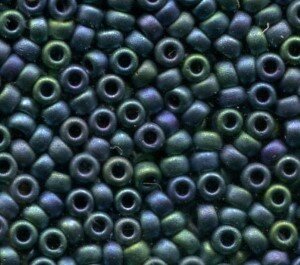 11/0 Roc. Matt Metallic Blue-Green 2064