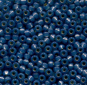 11/0 Roc. Silverlined Semi Matt Dark Sky Blue 648