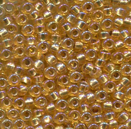11/0 Roc. Silverlined Gold AB 1003