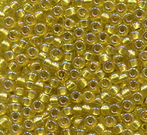 11/0 Roc. Silverlined Yellow AB 1006*