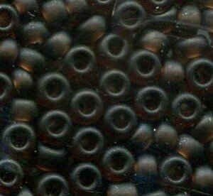 11/0 Roc. Transparent Brown Matt 135F