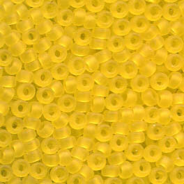 11/0 Roc. Matt Transparent Yellow 136F