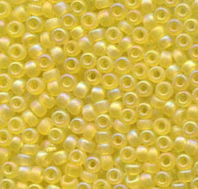 11/0 Roc. Matt Transparent Yellow AB 136FR