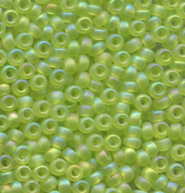11/0 Roc. Matt Transparent Chartreuse AB 143FR
