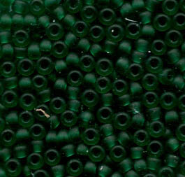 11/0 Roc. Matt Transparent Dark Green 147F