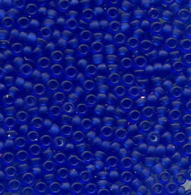 11/0 Roc. Matt Transparent Cobalt 151F