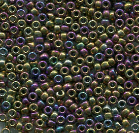 11/0 Roc. Metallic Purple/Gold (585er) Irisiernd 188