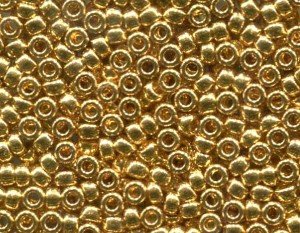 11/0 Roc. 24 Karat Gold Plated 191