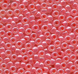 11/0 Roc. Semi Matt Salmon/Lined Opal 2345