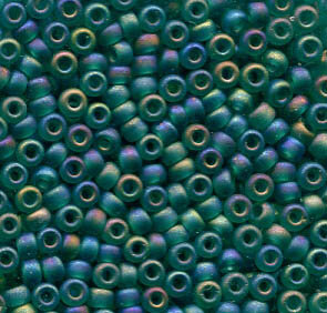 11/0 Roc. Matt Transparent Teal AB 2405FR