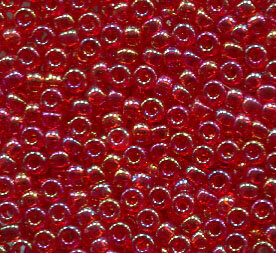 11/0 Roc. Transparent Red AB 254D