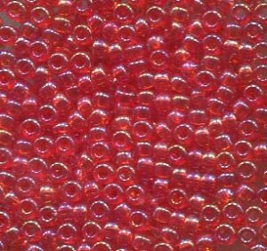 11/0 Roc. Transparent Light  Red AB 254L