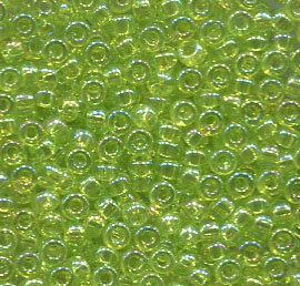 11/0 Roc. Transparent Chartreuse AB 258