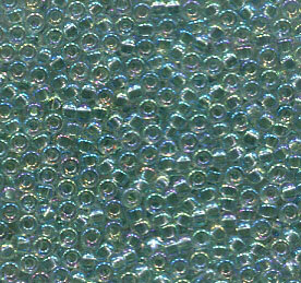 11/0 Roc. Lined Light Seafoam AB 263