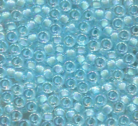11/0 Roc. Lined Sky Blue AB 278
