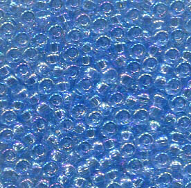 11/0 Roc. Transparent Light Saphire AB 299