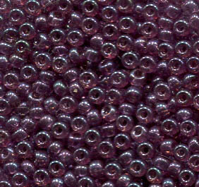 11/0 Roc. Dark Amethyst Gold Luster 318