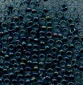 11/0 Roc. Navy Lined Aqua AB 347