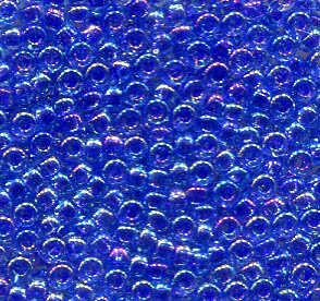 11/0 Roc. Cobalt Lined Aqua AB 353