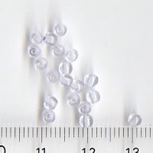3mm Glasperlen Hellblau-Lila