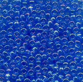 11/0 Roc. Transparent Rainbow Blue  261*