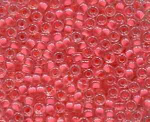 11/0 Roc. Crystal Lined Salmon*  204