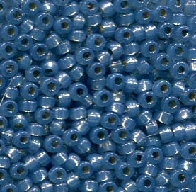 11/0 Roc. Duracoat Silverlined Powder Blue 4242
