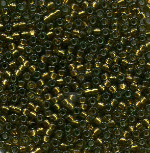 15/0 Roc. Silverlined Olive 1421