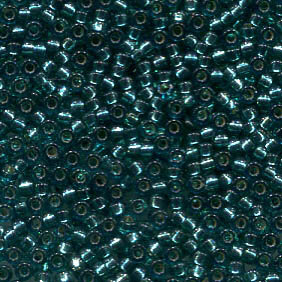 15/0 Roc. Silverlined Teal 1424