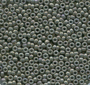 15/0 Roc. Galvanized Grey Luster 1865