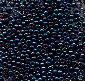 15/0 Roc. Metallic Blue Iris 1959