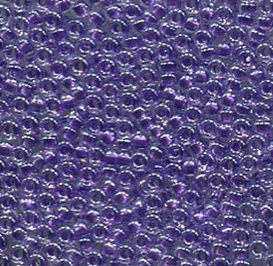 15/0 Roc. Sparling Purple Lined Crystal 1531