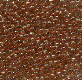 15/0 Roc. Apricot Topaz Gold Luster 1887