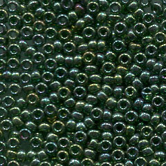 15/0 Roc. Emerald Gold Luster 1890