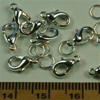 Karabinerverschluß silberfarben