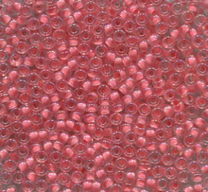 15/0 Roc. Lined Rose Pink AB 2200