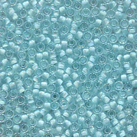 15/0 Roc. Lined Aqua Mist AB 2207