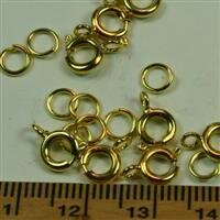 Federrringe goldfarben