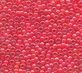 15/0 Roc. Red Lined Red AB 2248